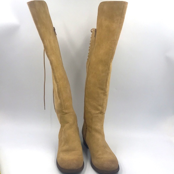 Born in California 👢 Tan Over knee boots Size 7 - Picture 2 of 9